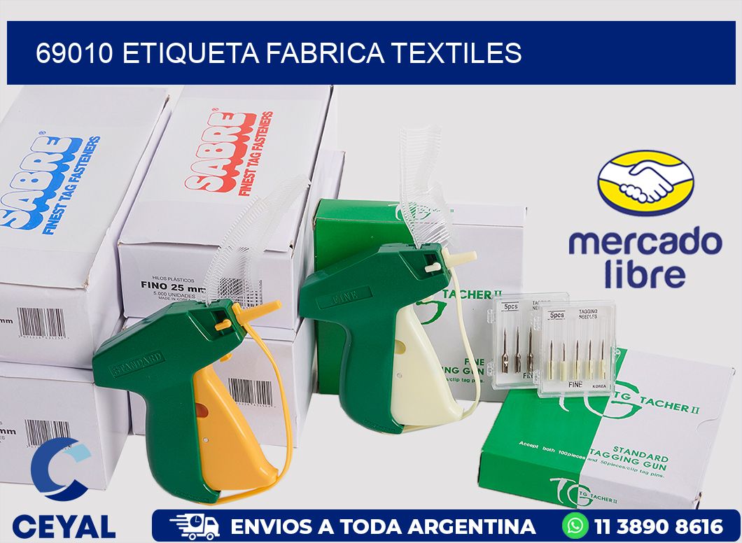 69010 etiqueta fabrica textiles