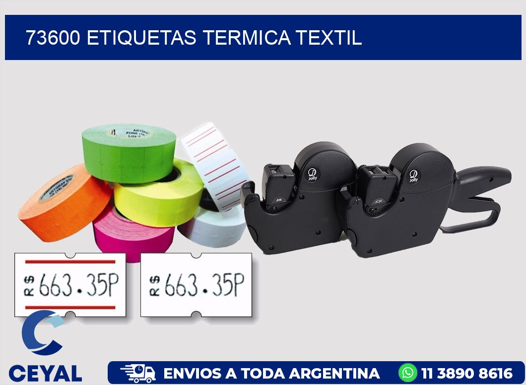 73600 etiquetas termica textil