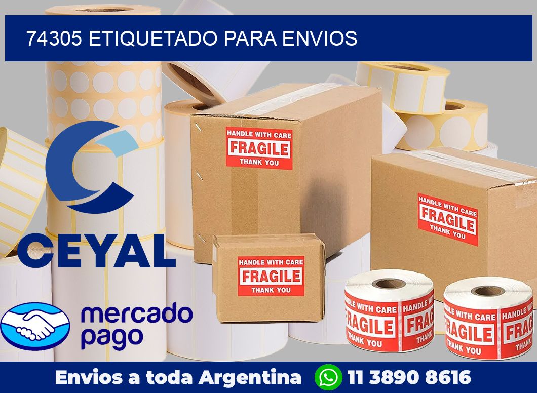 74305 Etiquetado para envios