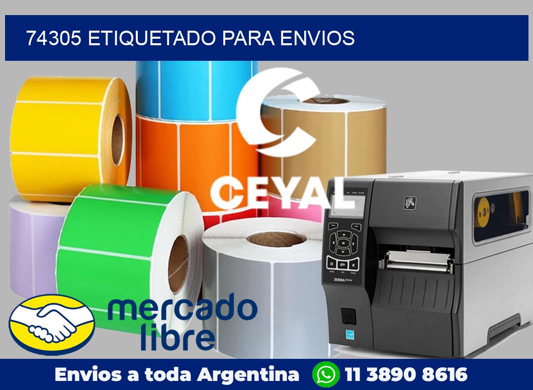 74305 Etiquetado para envios