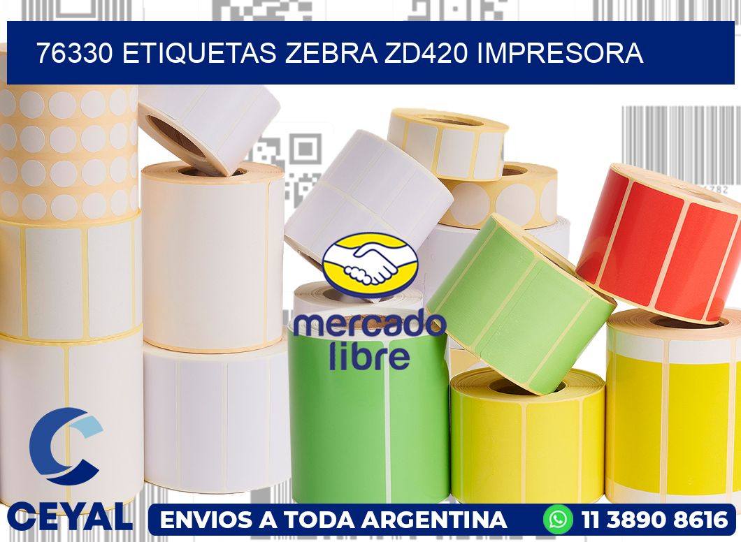76330 etiquetas Zebra zd420 impresora