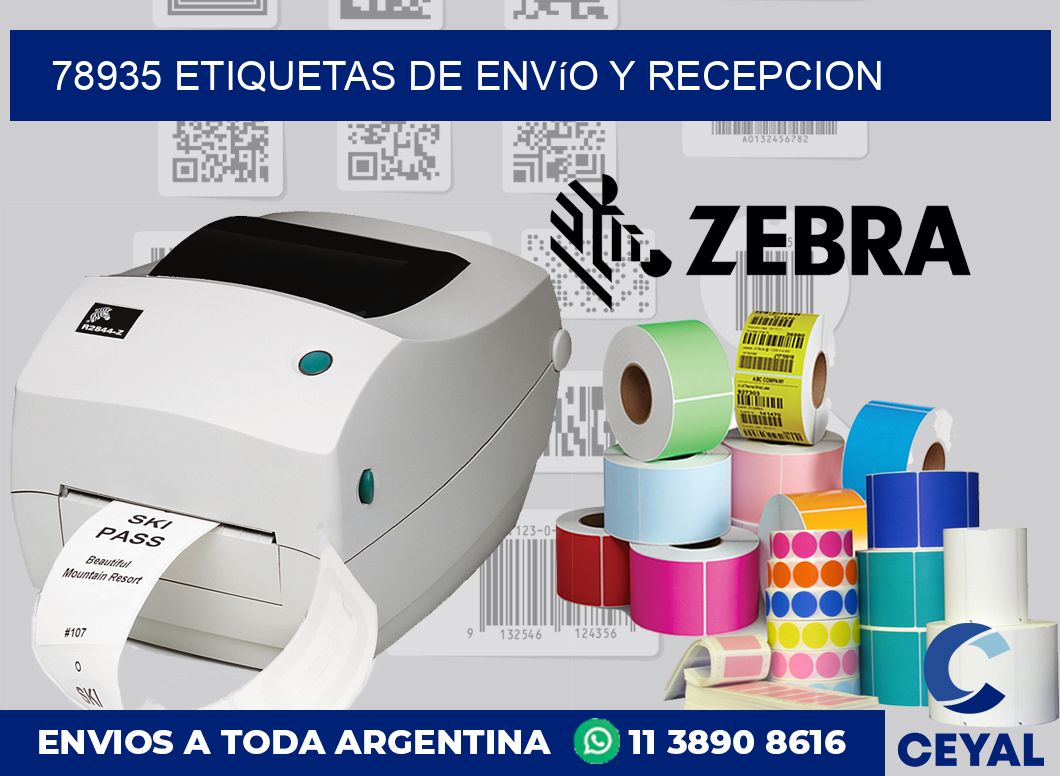 78935 Etiquetas de envío y recepcion