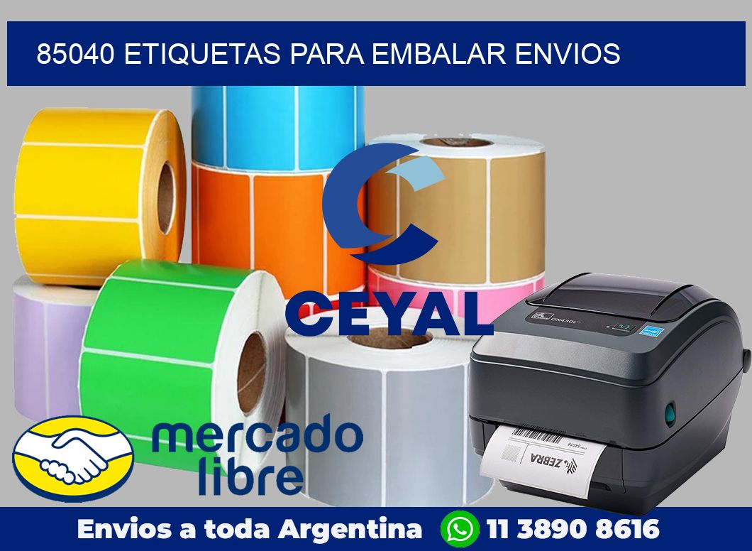 85040 Etiquetas para embalar envios