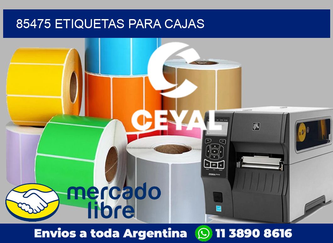 85475 Etiquetas para cajas