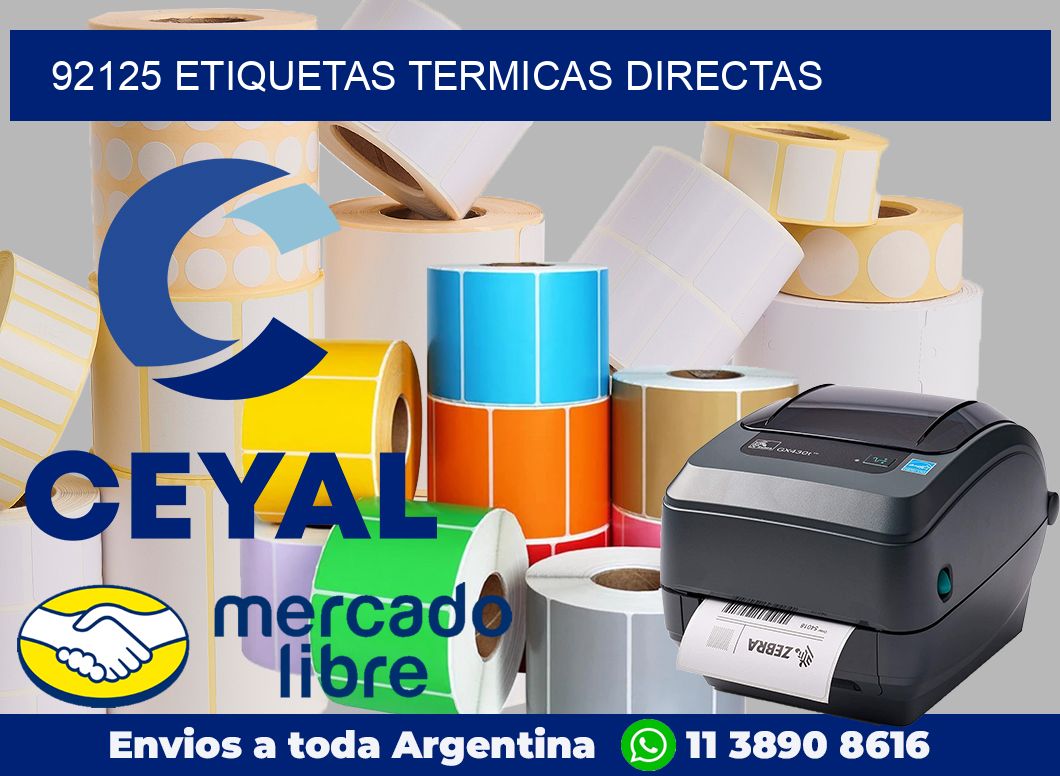 92125 Etiquetas termicas directas