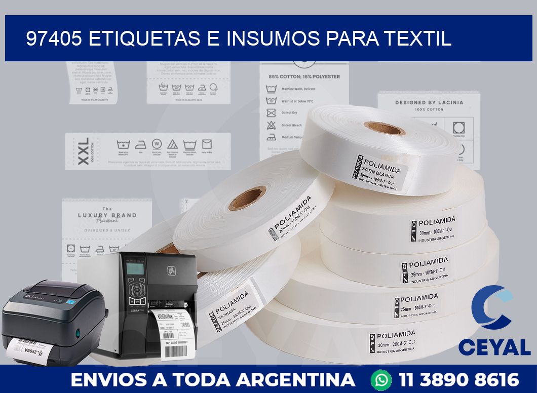 97405 etiquetas e insumos para textil