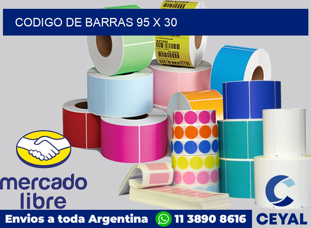 codigo de barras 95 x 30
