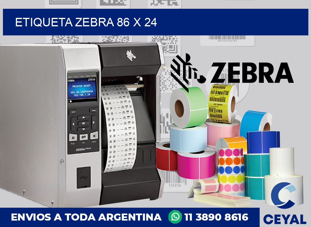 etiqueta zebra 86 x 24