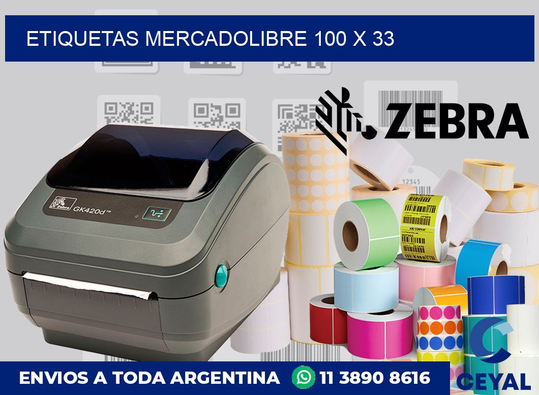 etiquetas mercadolibre 100 x 33