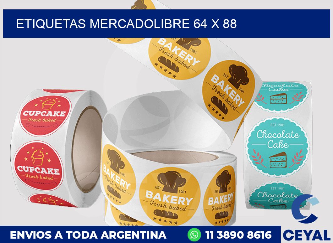 etiquetas mercadolibre 64 x 88