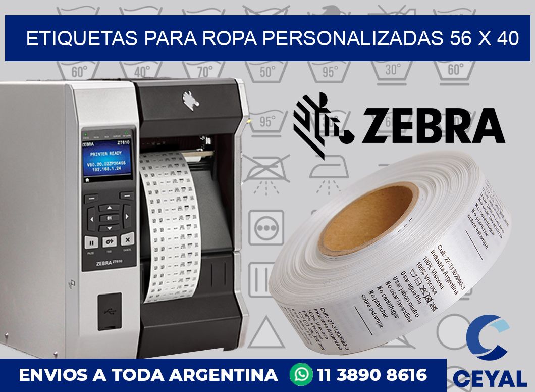 etiquetas para ropa personalizadas 56 x 40