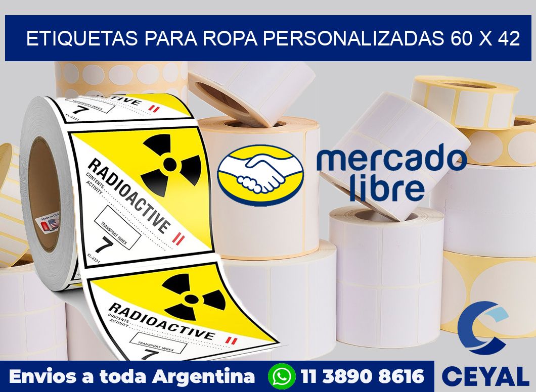 etiquetas para ropa personalizadas 60 x 42