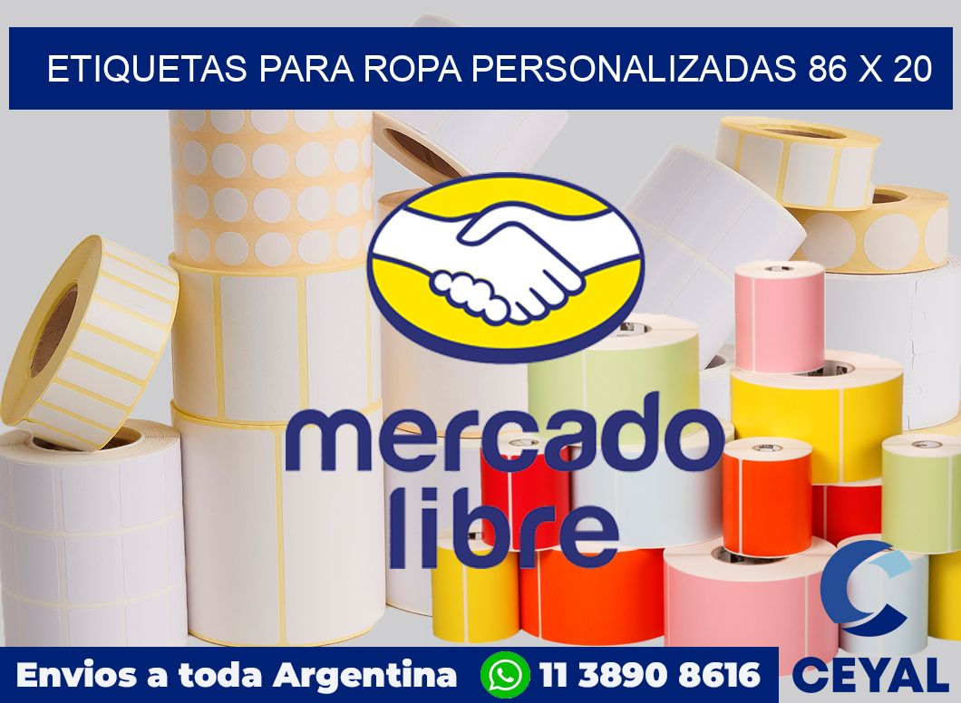 etiquetas para ropa personalizadas 86 x 20
