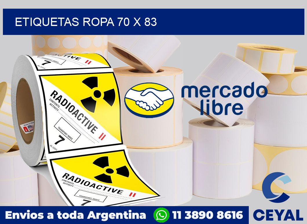 etiquetas ropa 70 x 83