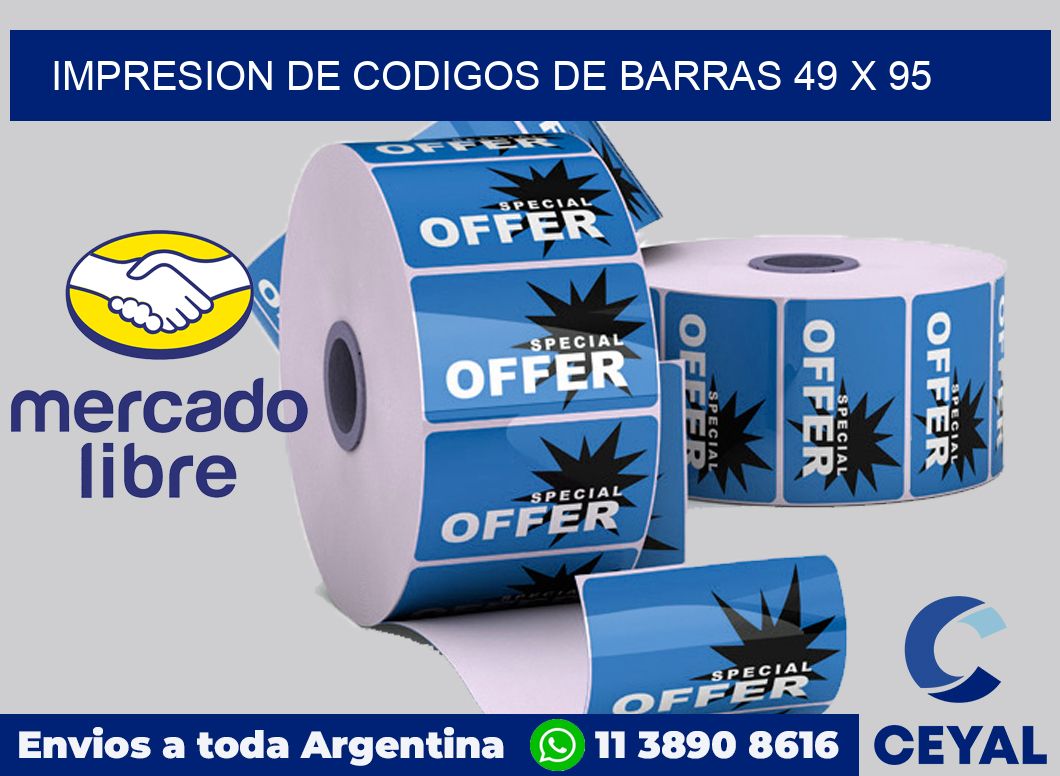 impresion de codigos de barras 49 x 95