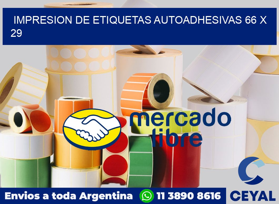 impresion de etiquetas autoadhesivas 66 x 29