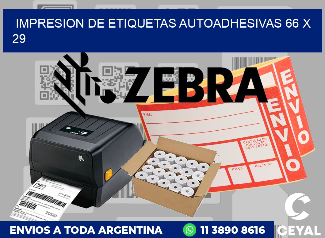 impresion de etiquetas autoadhesivas 66 x 29
