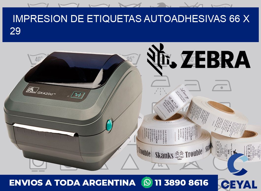 impresion de etiquetas autoadhesivas 66 x 29