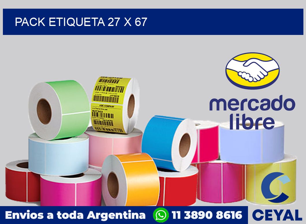 pack etiqueta 27 x 67