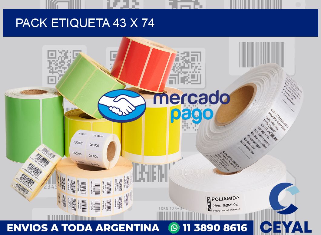pack etiqueta 43 x 74