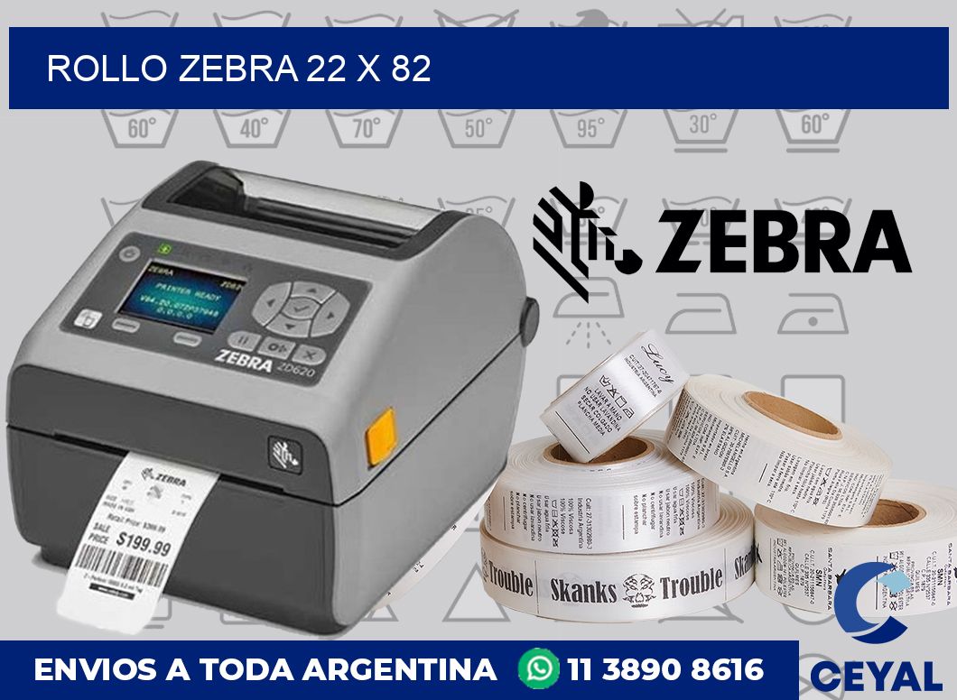 rollo zebra 22 x 82