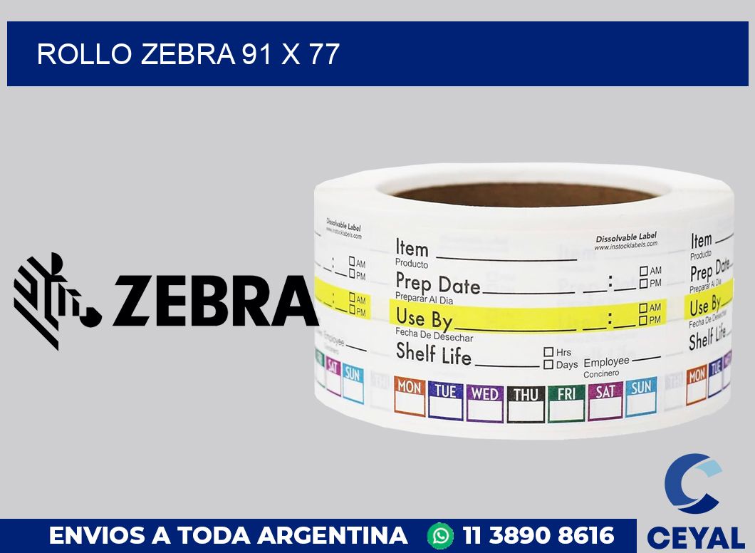 rollo zebra 91 x 77
