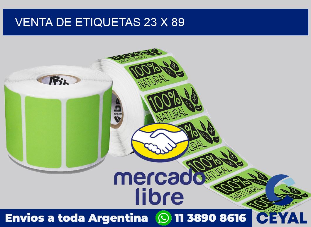 venta de etiquetas 23 x 89