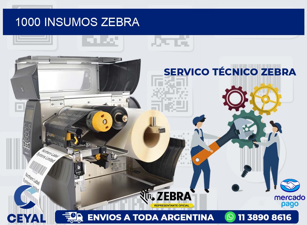 1000 INSUMOS ZEBRA