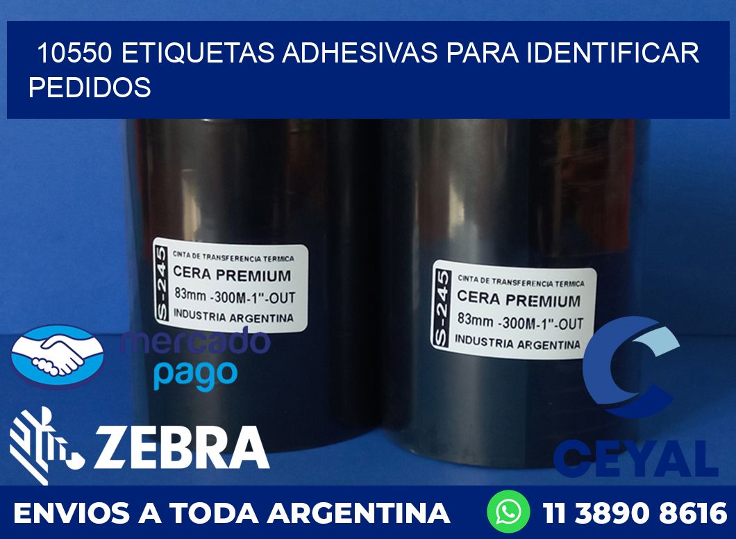 10550 ETIQUETAS ADHESIVAS PARA IDENTIFICAR PEDIDOS