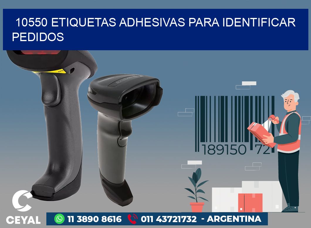 10550 ETIQUETAS ADHESIVAS PARA IDENTIFICAR PEDIDOS
