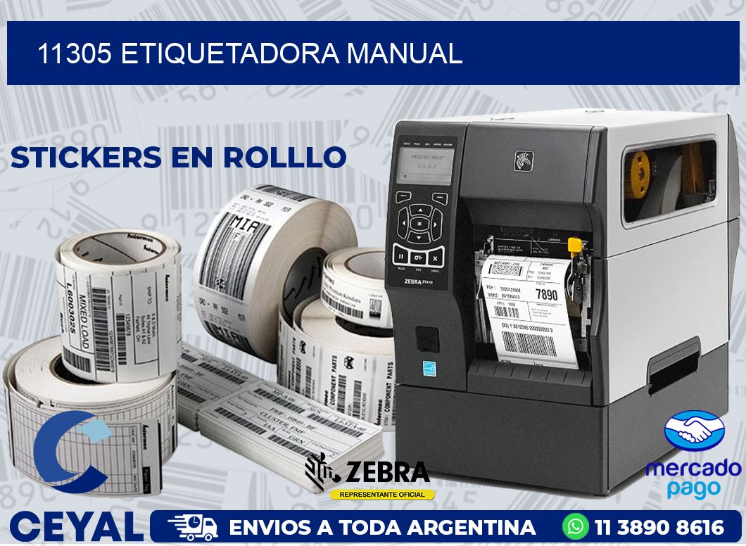 11305 ETIQUETADORA MANUAL