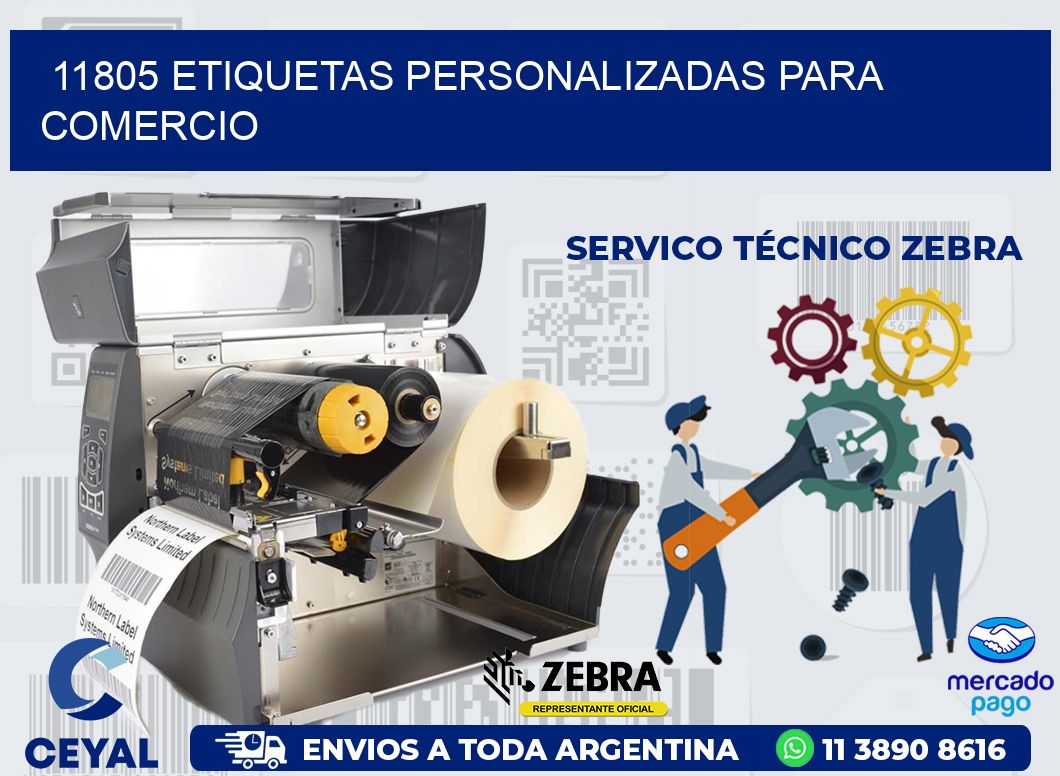 11805 ETIQUETAS PERSONALIZADAS PARA COMERCIO