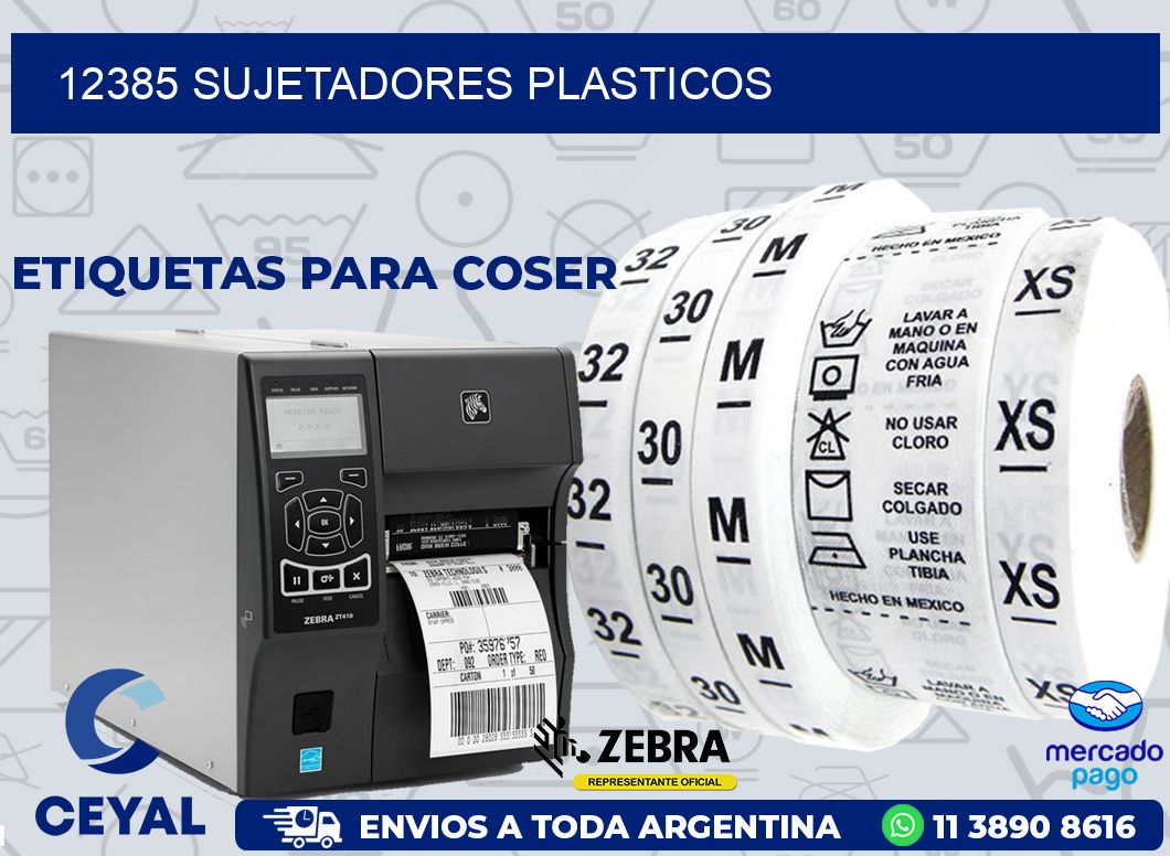 12385 SUJETADORES PLASTICOS