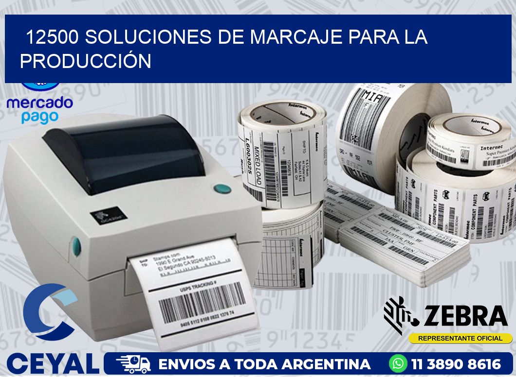 12500 SOLUCIONES DE MARCAJE PARA LA PRODUCCIÓN