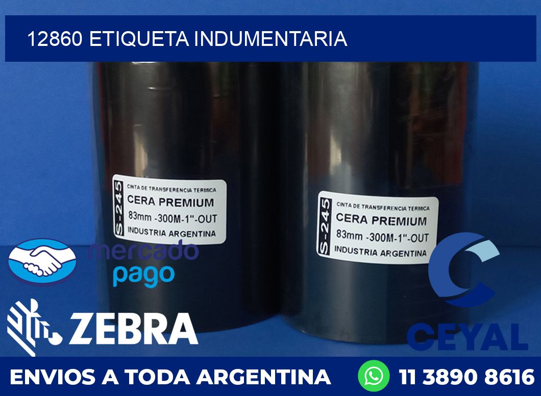 12860 ETIQUETA INDUMENTARIA