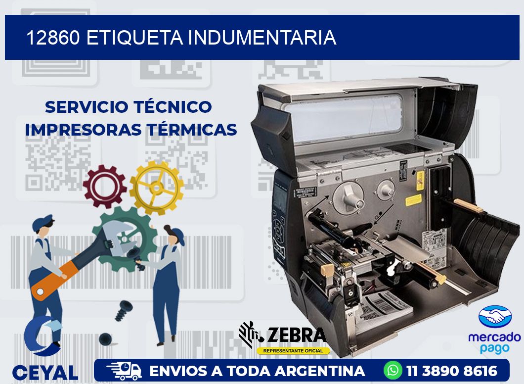 12860 ETIQUETA INDUMENTARIA