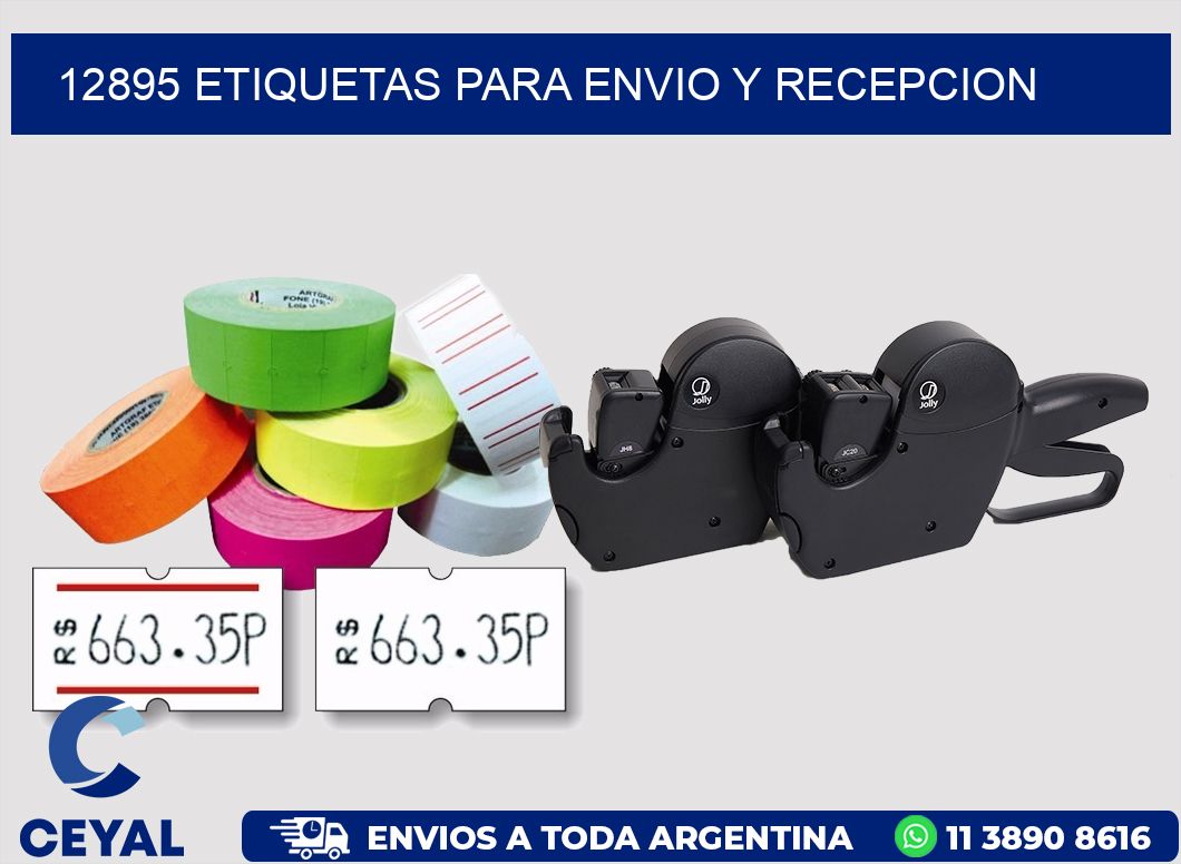 12895 ETIQUETAS PARA ENVIO Y RECEPCION