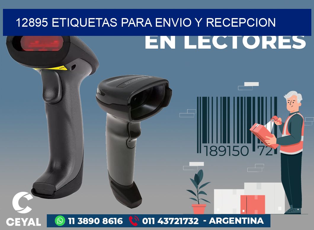 12895 ETIQUETAS PARA ENVIO Y RECEPCION
