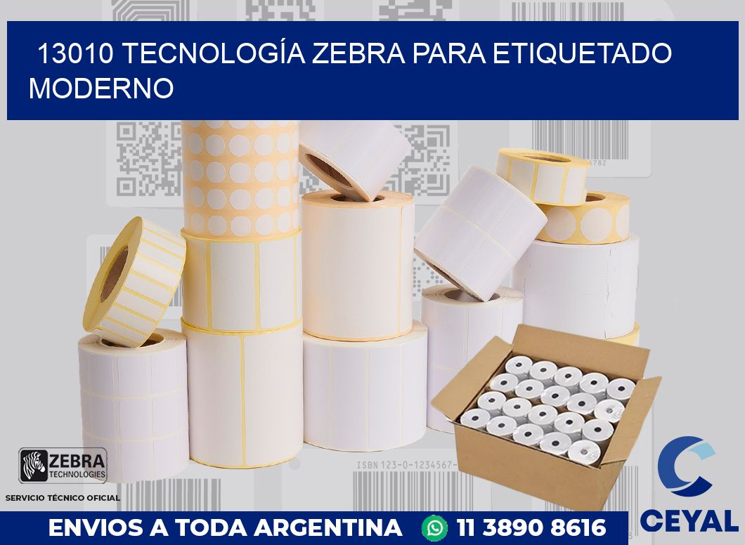 13010 TECNOLOGÍA ZEBRA PARA ETIQUETADO MODERNO