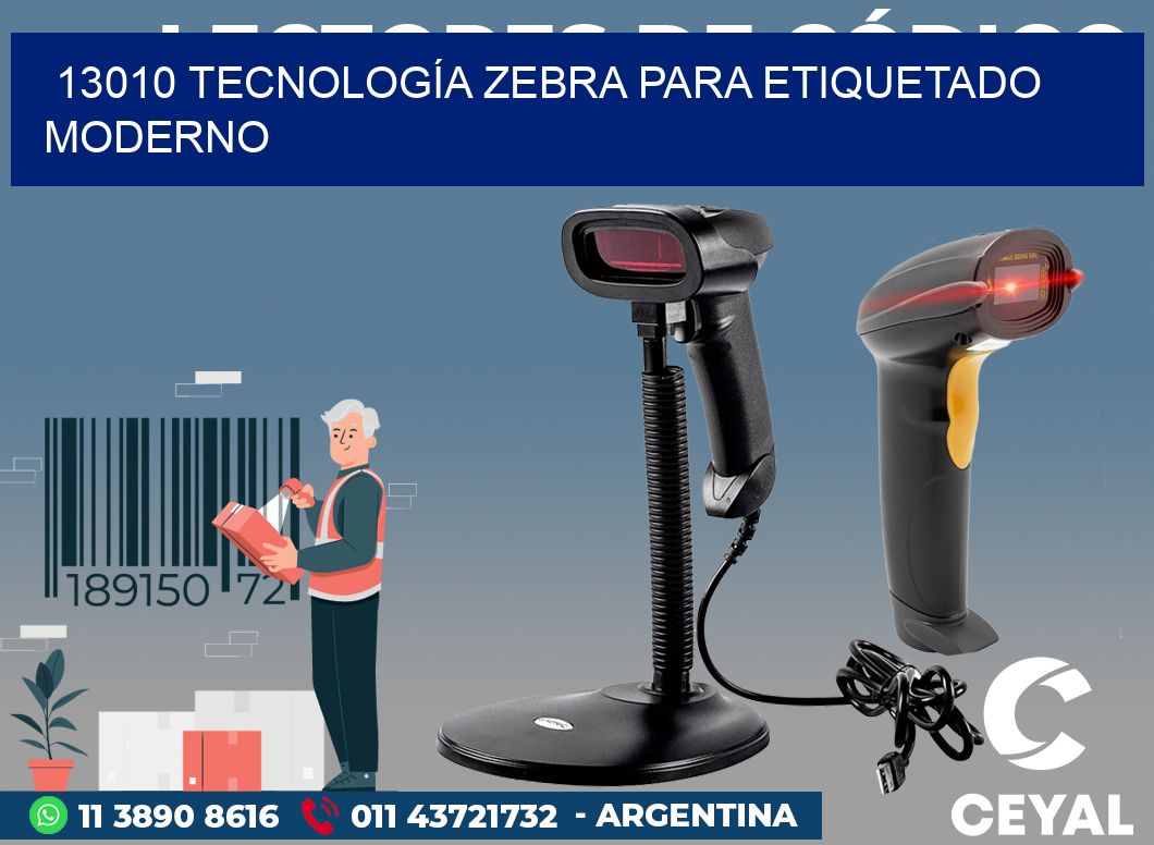 13010 TECNOLOGÍA ZEBRA PARA ETIQUETADO MODERNO