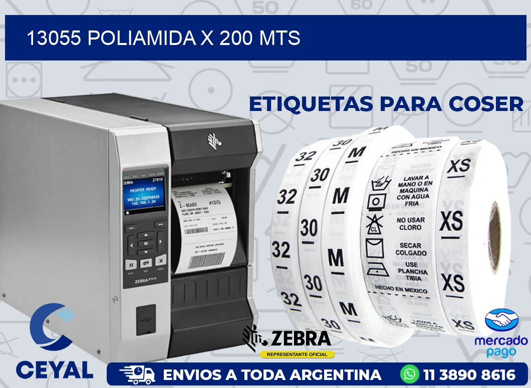 13055 POLIAMIDA X 200 MTS
