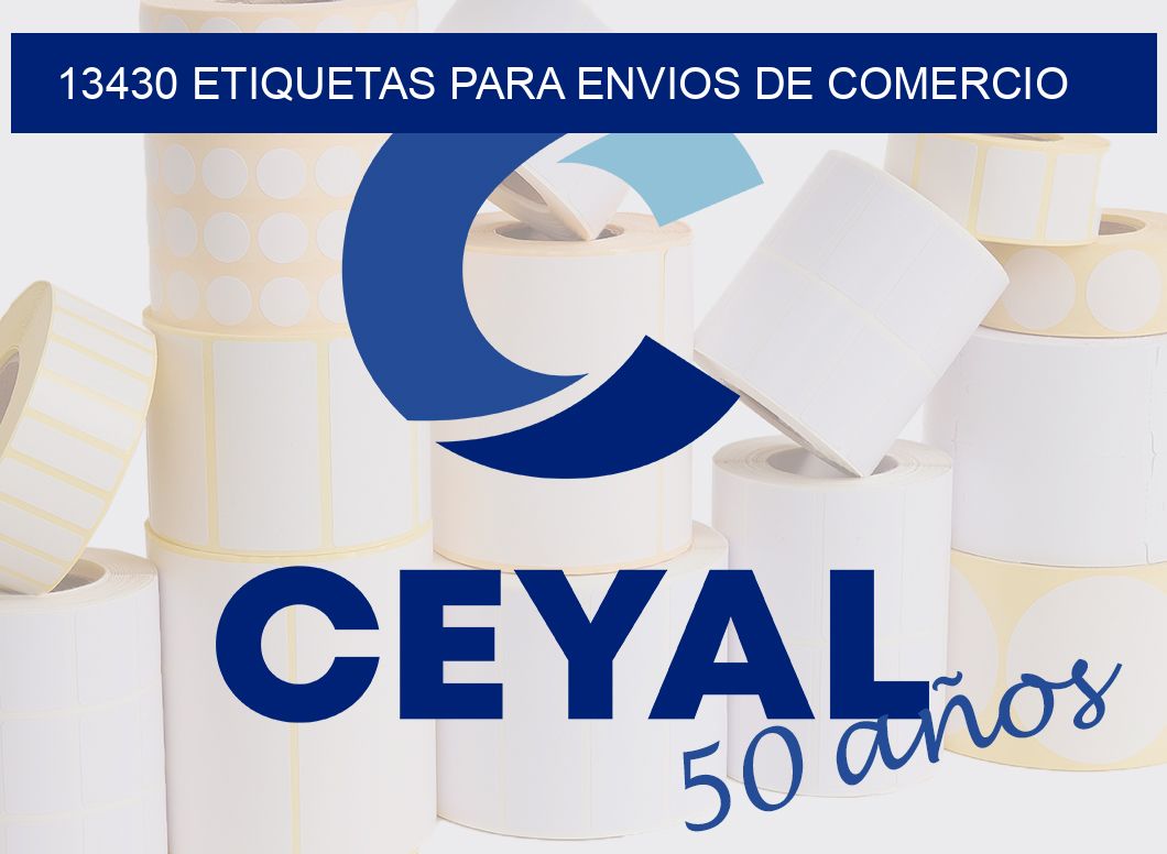 13430 ETIQUETAS PARA ENVIOS DE COMERCIO