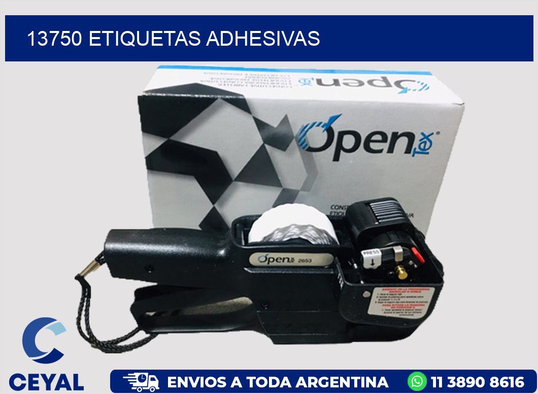 13750 ETIQUETAS ADHESIVAS