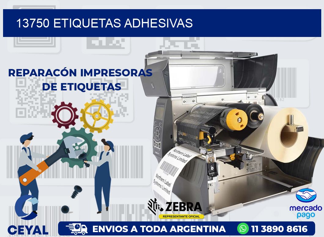 13750 ETIQUETAS ADHESIVAS