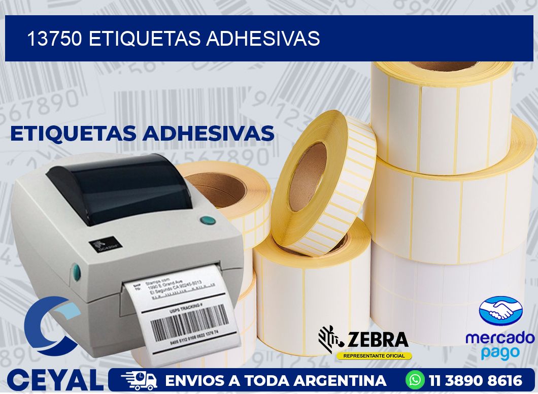 13750 ETIQUETAS ADHESIVAS