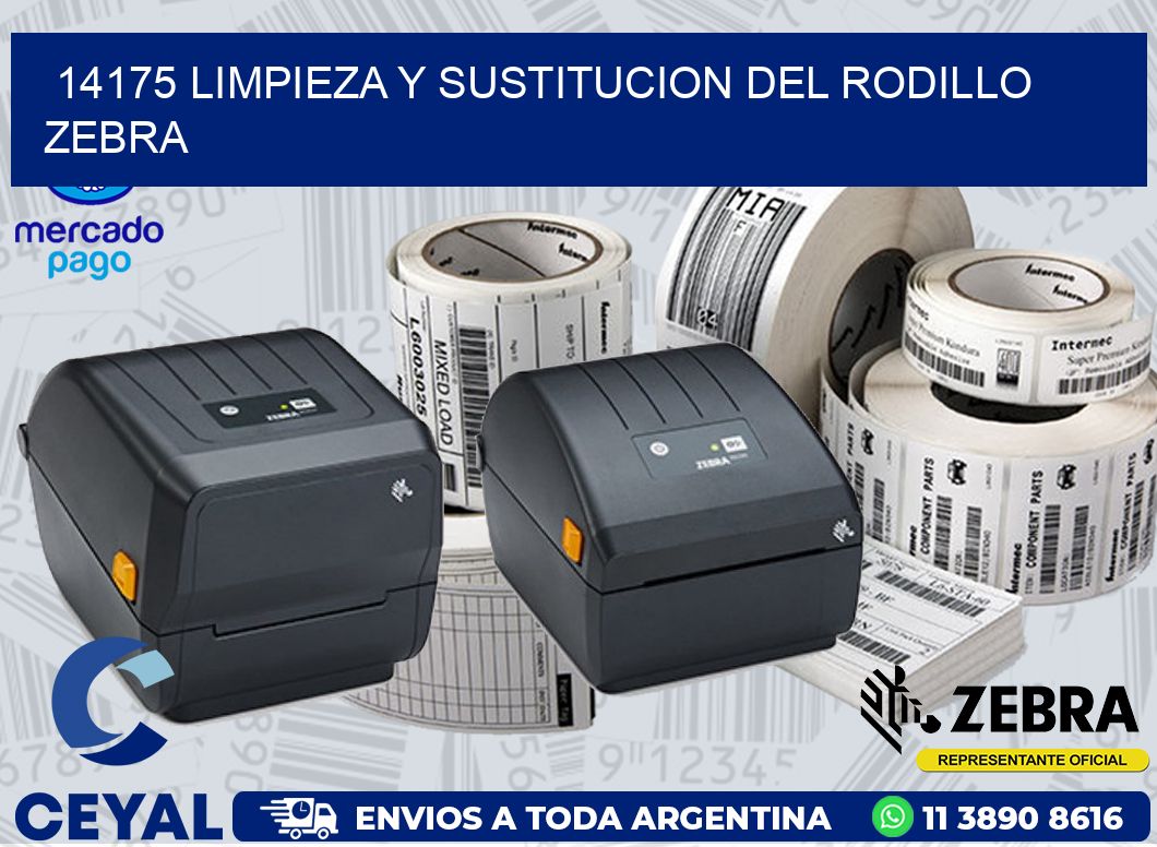 14175 LIMPIEZA Y SUSTITUCION DEL RODILLO ZEBRA