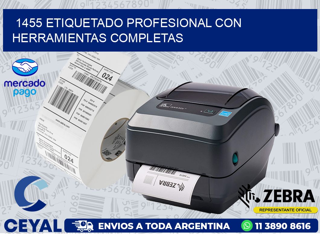 1455 ETIQUETADO PROFESIONAL CON HERRAMIENTAS COMPLETAS