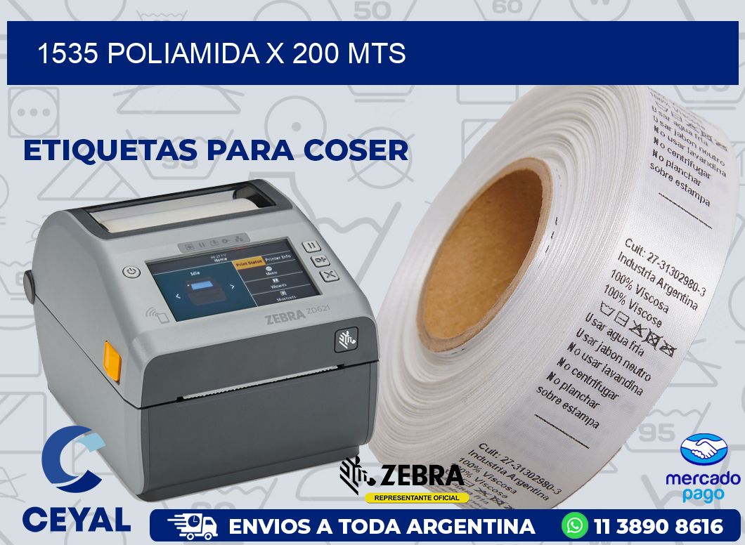 1535 POLIAMIDA X 200 MTS