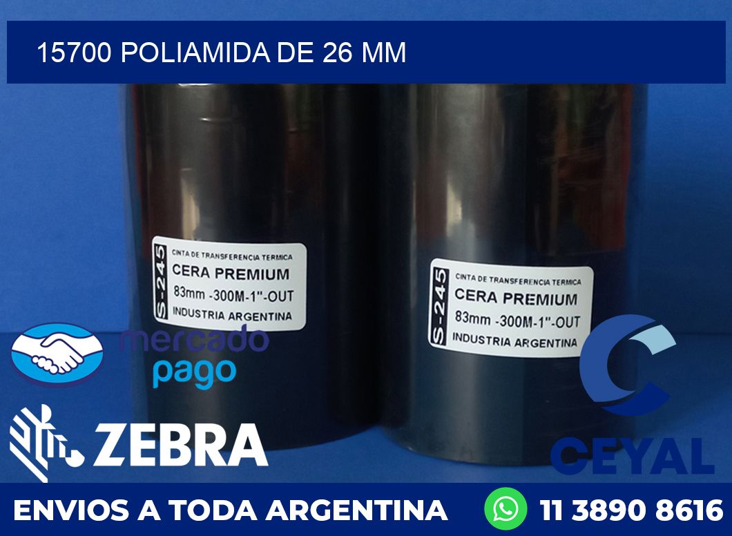 15700 POLIAMIDA DE 26 MM