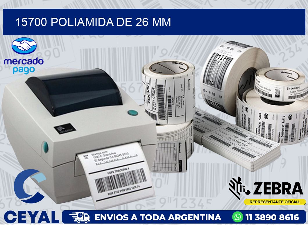 15700 POLIAMIDA DE 26 MM